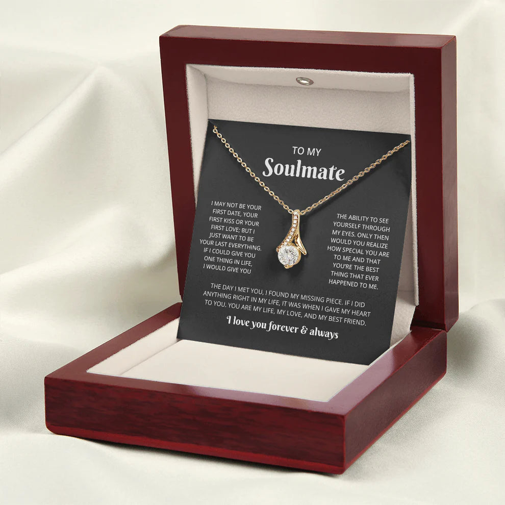 🌹 "To My Soulmate" Necklace