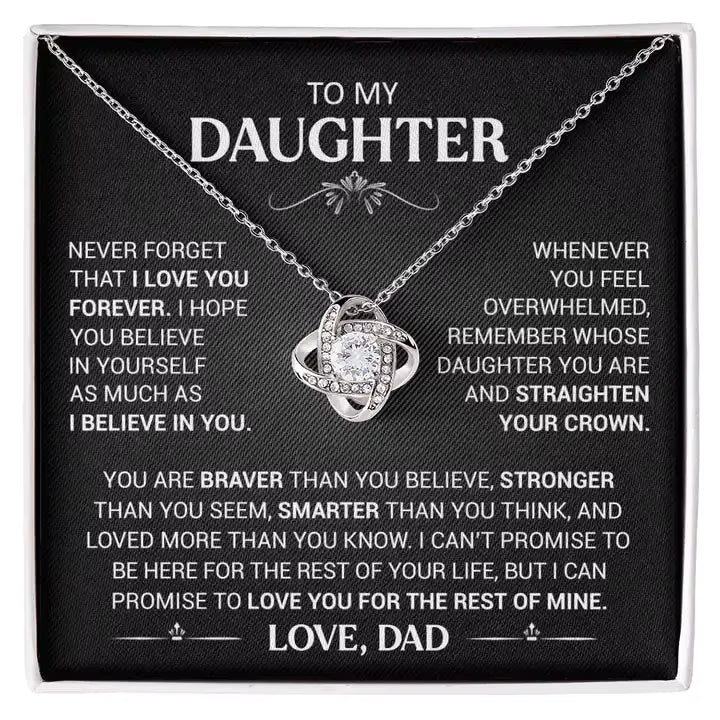 🩷 "To My Daughter" Necklace