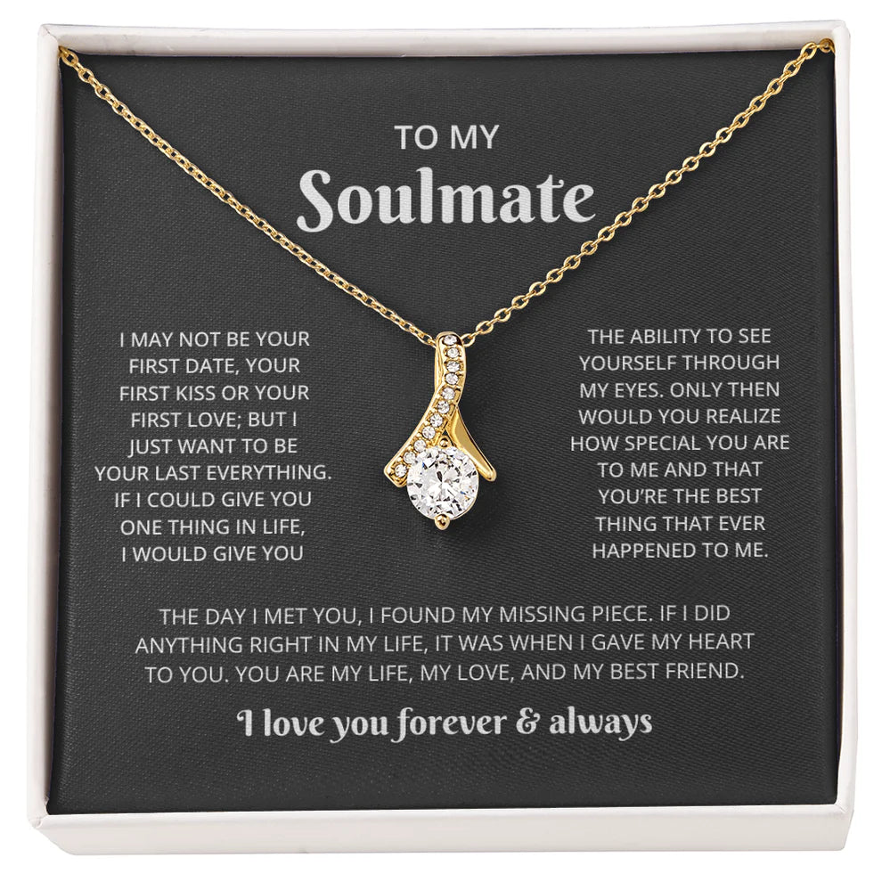 🌹 "To My Soulmate" Necklace