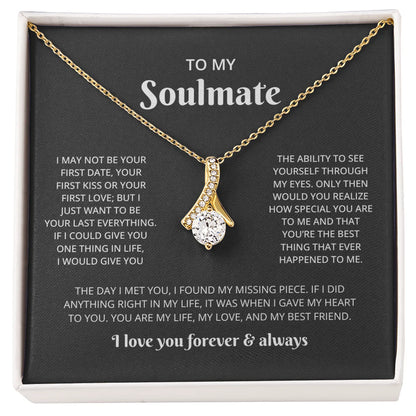 🌹 "To My Soulmate" Necklace