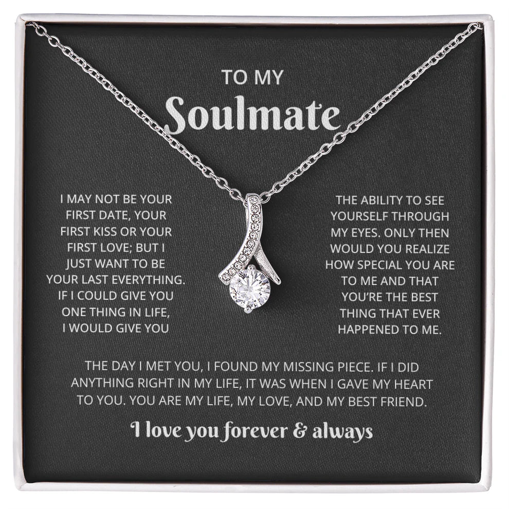 🌹 "To My Soulmate" Necklace