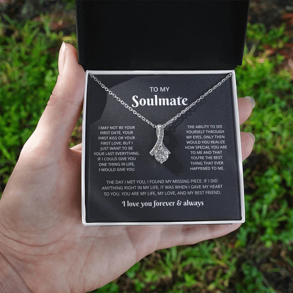 🌹 "To My Soulmate" Necklace