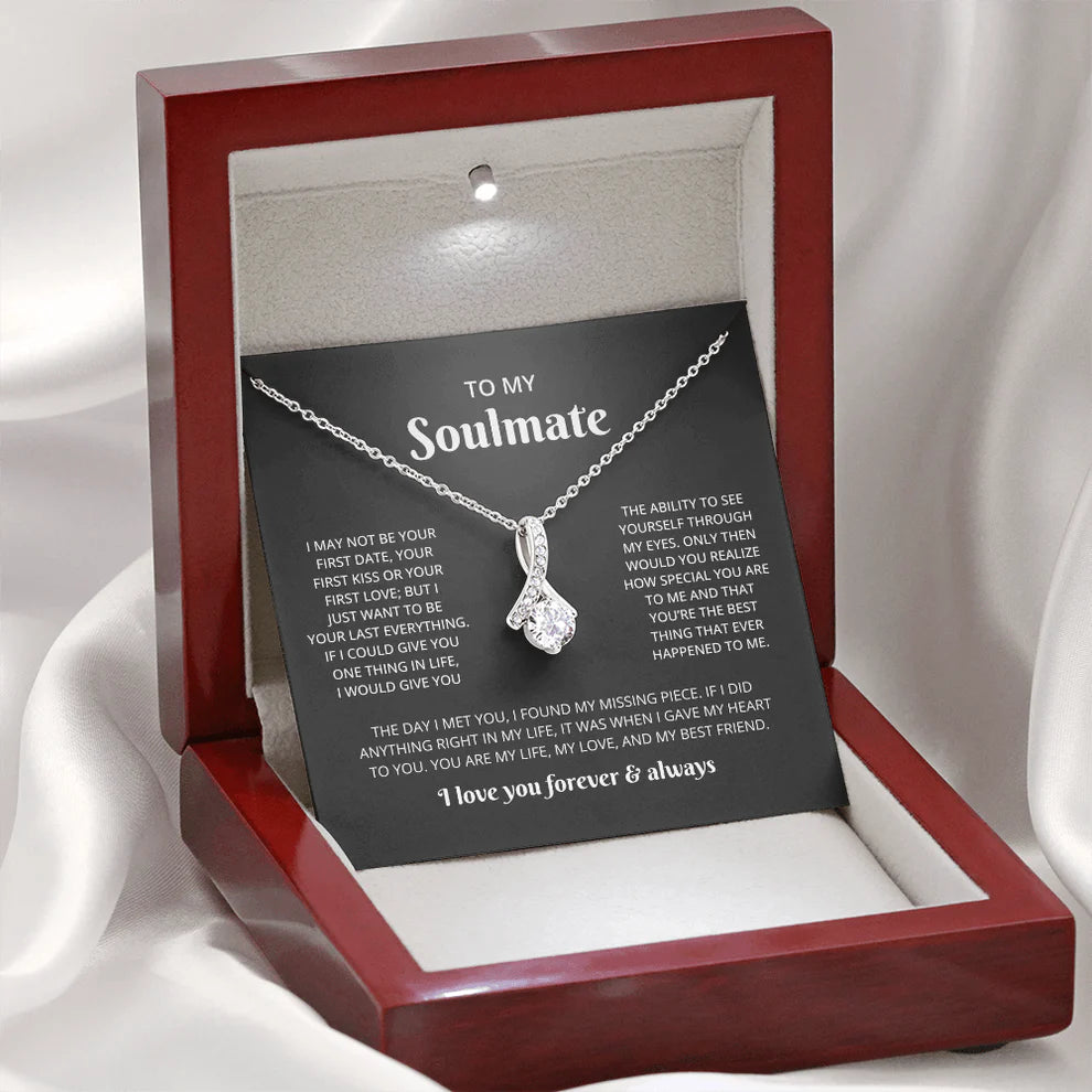 🌹 "To My Soulmate" Necklace