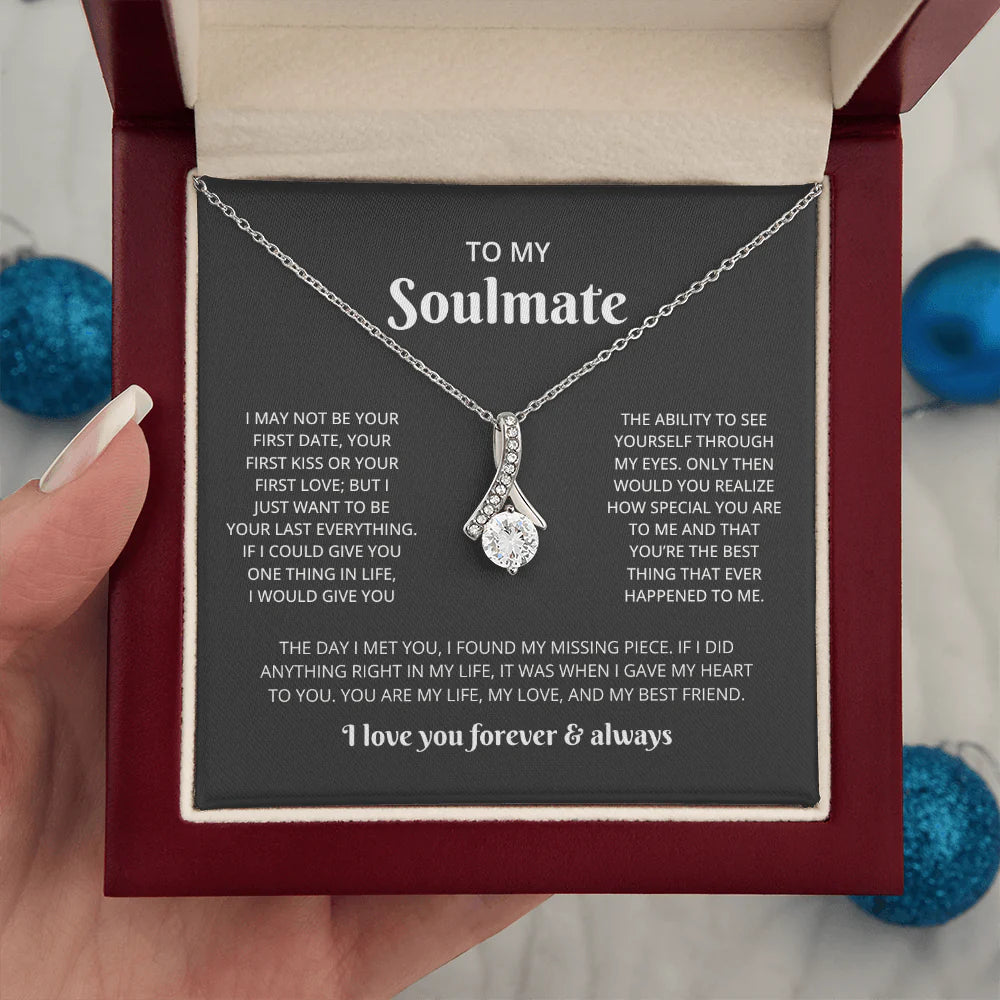 🌹 "To My Soulmate" Necklace